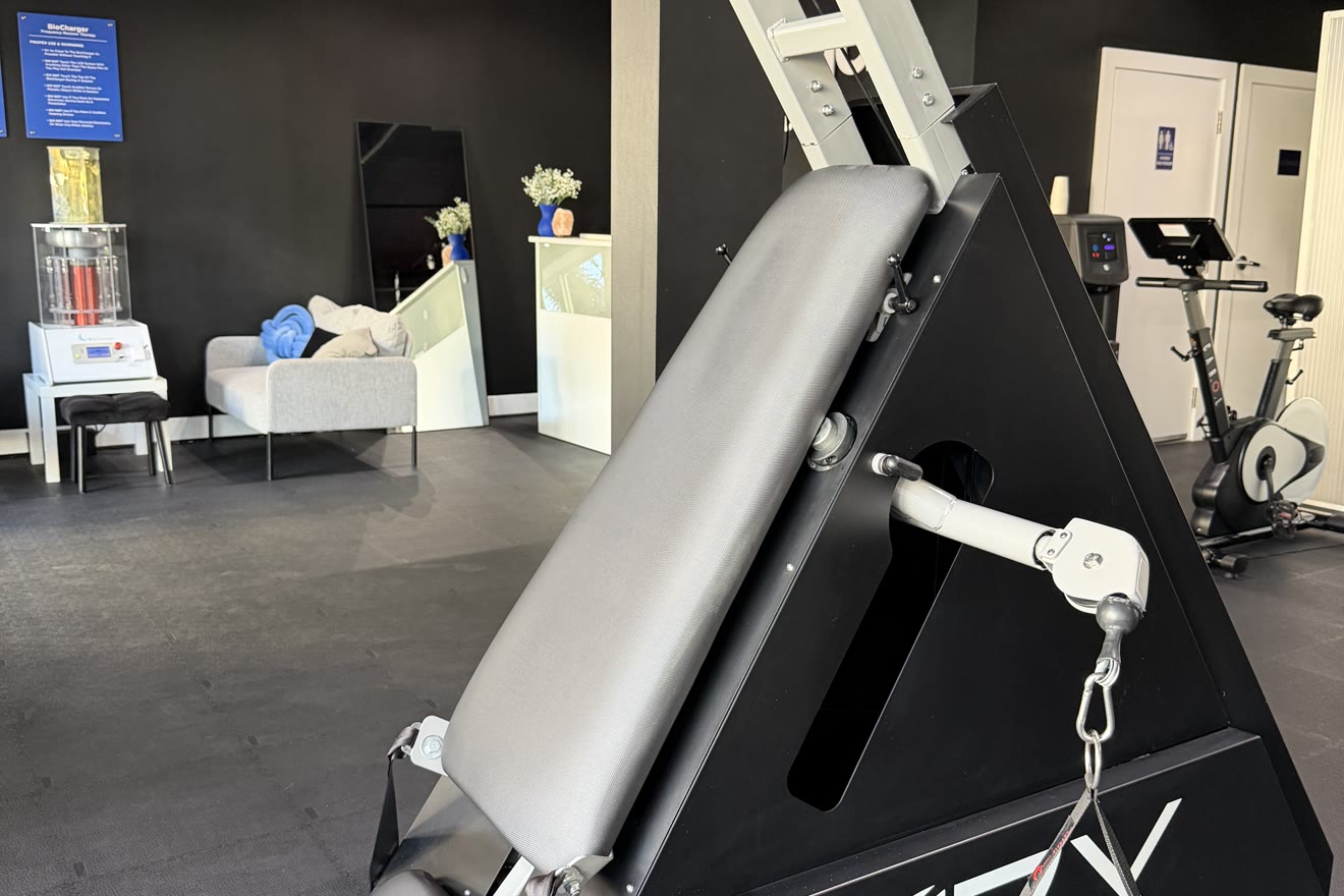 ARX adaptive resistance machine and studio floor at BioHack Studios