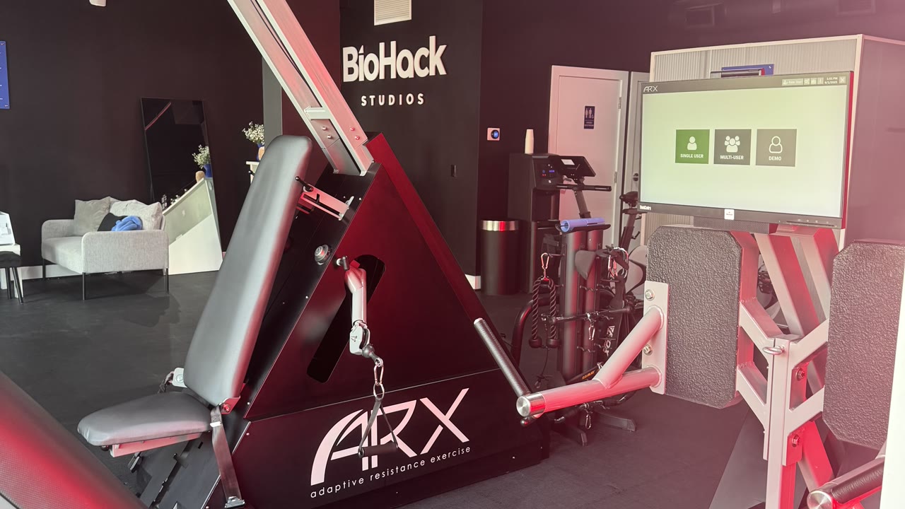 ARX adaptive-resistance machine at BioHack Studios in St. Petersburg