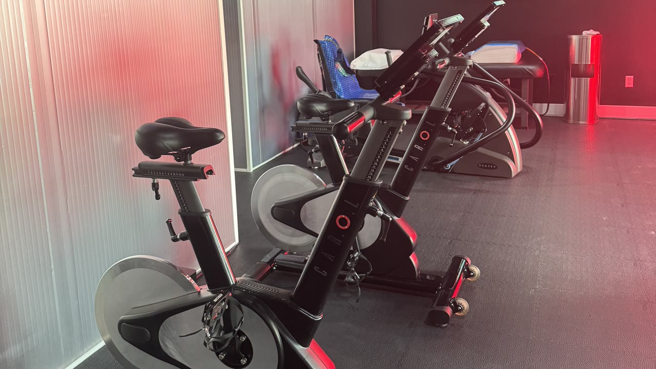 CAROL Bike REHIT cardio machines at BioHack Studios in St. Petersburg